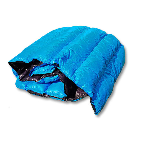 rolled puffy goose down 400T 20D nylon blanket