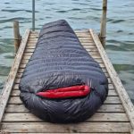 BlackCrag goose down sleeping bag jetty by the sea
